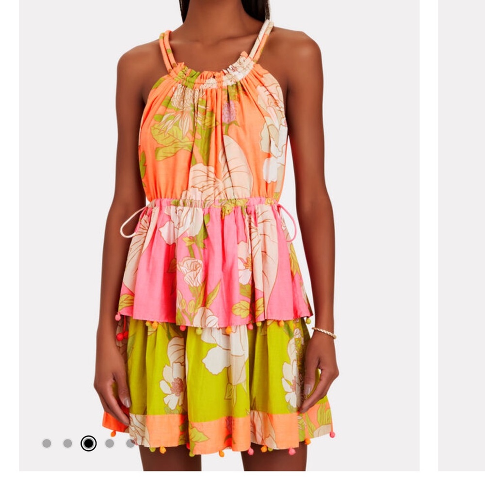 Farm Rio Mixed Neon Garden Dress NWT